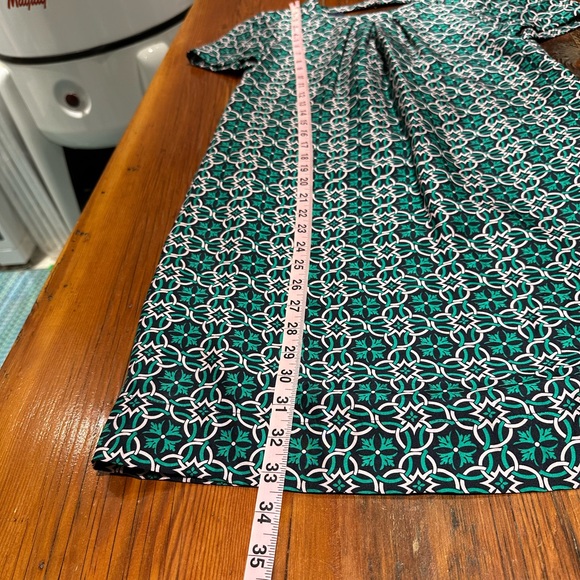 J. Crew "Swoop" Dress, Green & Navy, Women's 00 - Picture 4 of 11